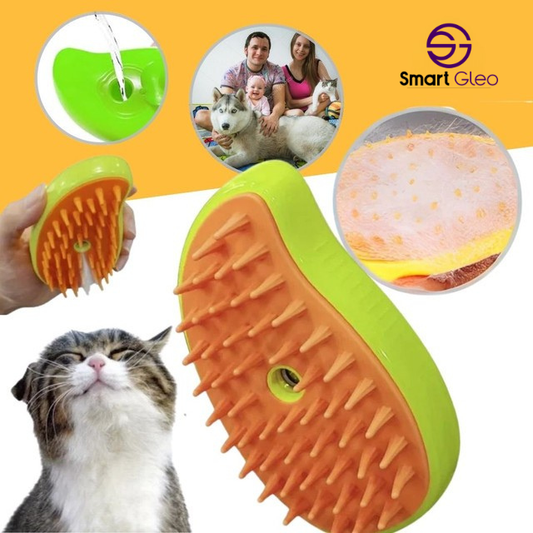 Masajeador & Cepillo Silicón Pet Vapor